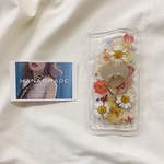 バンカーリング付き 押し花ケース  iphoneX/iphonexsケース 