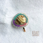 ポニーフック＊ethnic ビーズ刺繍