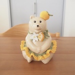 しろくま貯金箱用着せ替え スカートセット(みかん)