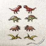 恐竜 イヤリング ピアス ♬ ティラノサウルス ステゴサウルス トリケラトプス プテラノドン ♬