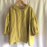お洋服と耳飾り（イヤリング）のセット販売【魔女ブラウス（ミモザイエロー）】