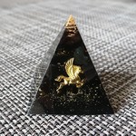 オブシディアンのオルゴナイト ゴールドペガサス