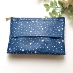 *starry sky*マチ付きポケットティッシュポーチ