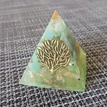 アベンチュリンとタイチンルチルのオルゴナイト