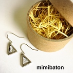 【再販】mimibaton ステンドグラス♡小さなピアス