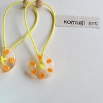 フルーツキャンディーヘアゴム(オレンジ) 2個セット  