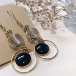 レジンのナチュラルピアス