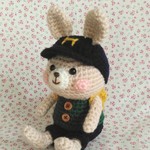 Ｃ様オーダー品　うさぎくんのあみぐるみ