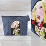 現品のみ★LoralieHarris♪ printのポーチf