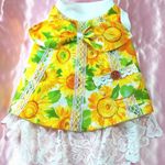 vpm様専用カート　☆犬服オーダー黄色ひまわり柄＆レースチュニック１枚とお取り置き１枚 