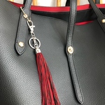 シルク糸のバッグチャーム