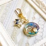 ●cs●土星とお星さまのキーホルダー●月●