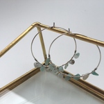 さざれ石リングピアス