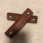ハンドバッグ メンズバッグ leatherハンドルカバーItalian厚口 leather‼️オイル