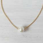 k14gf♡ひとつぶ・あこや真珠のネックレス　　7.5～8.0ｍｍ