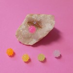【再販】金平糖(こんぺいとう)のカラフルなオープン ピンキーリング