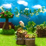 【超ミニチュアあみぐるみ】白文鳥さん