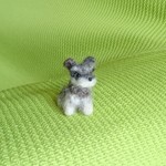 ミニチュアシュナウザー   パピー 羊毛フェルト