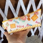 お菓子柄20cm  ペンポーチ