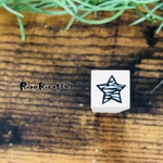 【ギザギザ☆スター】スケジュールはんこ＊10㎜×10㎜