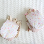 ふわふわベビーリュック　Liberty Betsy  Ginger Pink