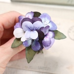 布花 ビオラブローチ