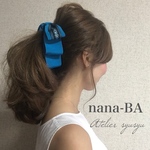 バナナクリップLLサイズ nana-BA 1 コバルトブルー 13LL     
