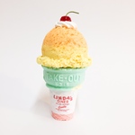 ICE CREAM CONTAINER/EnjoyMyself-Orange