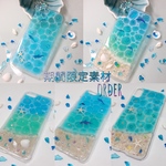  海の日セール！【期間限定素材 ・オーダー】海柄 海辺のiPhoneケース スマホケース