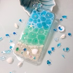 海の日セール！【限定素材使用・完成作品】光る 海柄 海辺のiPhone 7/8 ケース