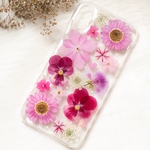 ♡Pink flowers iPhoneケース♡iPhone X/Xs