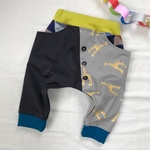 【100サイズ】アシンメトリーなサルエルパンツ