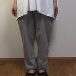 サルエルパンツストライプ