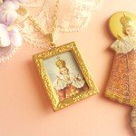 N様専用ページ　♡Vintage・a picture frame necklace♡Santo Nino