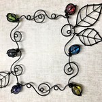 ＊entrance accessory ＊　カラフル　葉っぱ付き　～インターホンをおしゃれに～