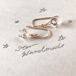◈春夏新作◈small Starクリスタル☆14kgfピアスorフープイヤリング