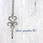 ハートのプリンセスネックレス　silver/シルバー925