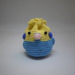 小さなインコ巾着（セキセイインコブルー）