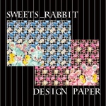 デザインペーパー Sweets_Rabbit