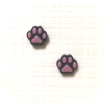 灰色猫のぷにぷに肉球ピアス