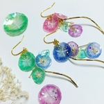 朝顔のピアス