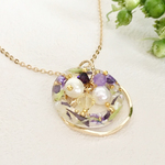 ビオラ花入♡ ネックレス