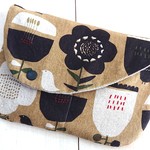▽フリーケース▽■北欧テイスト／Vintage flower(クラシックベージュ)    