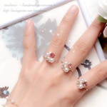 Petit heartbijoubox♡Swarovski ring.