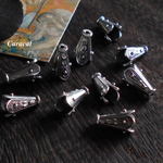 ビーズキャップ（10個入り/420円/エンドキャップ/シルバー/アンティーク/ピアス/イヤリング/ブレスレット/ネックレス/ハンドメイド）