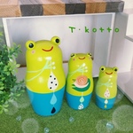 ケロケロ♪雨ふり大好き！かえるマトリョーシカ