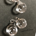 Water glas charm (M クリア)♡ しゃぼん玉チャーム