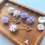 紫陽花のブーケピアス/イヤリング
