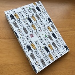 再販⑥ ブックカバー 洗濯猫 A5サイズ