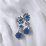 1点のみ/再販なし❤︎blue×silverピアス/イヤリング